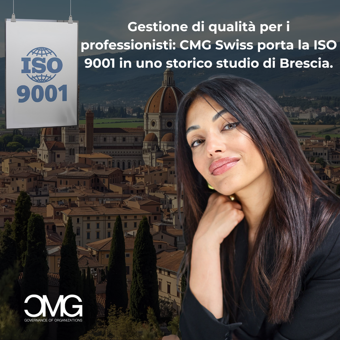 CMG Swiss avvia la certificazione ISO 9001 a Brescia per uno studio di commercialisti, unendo qualità, fiducia e innovazione.